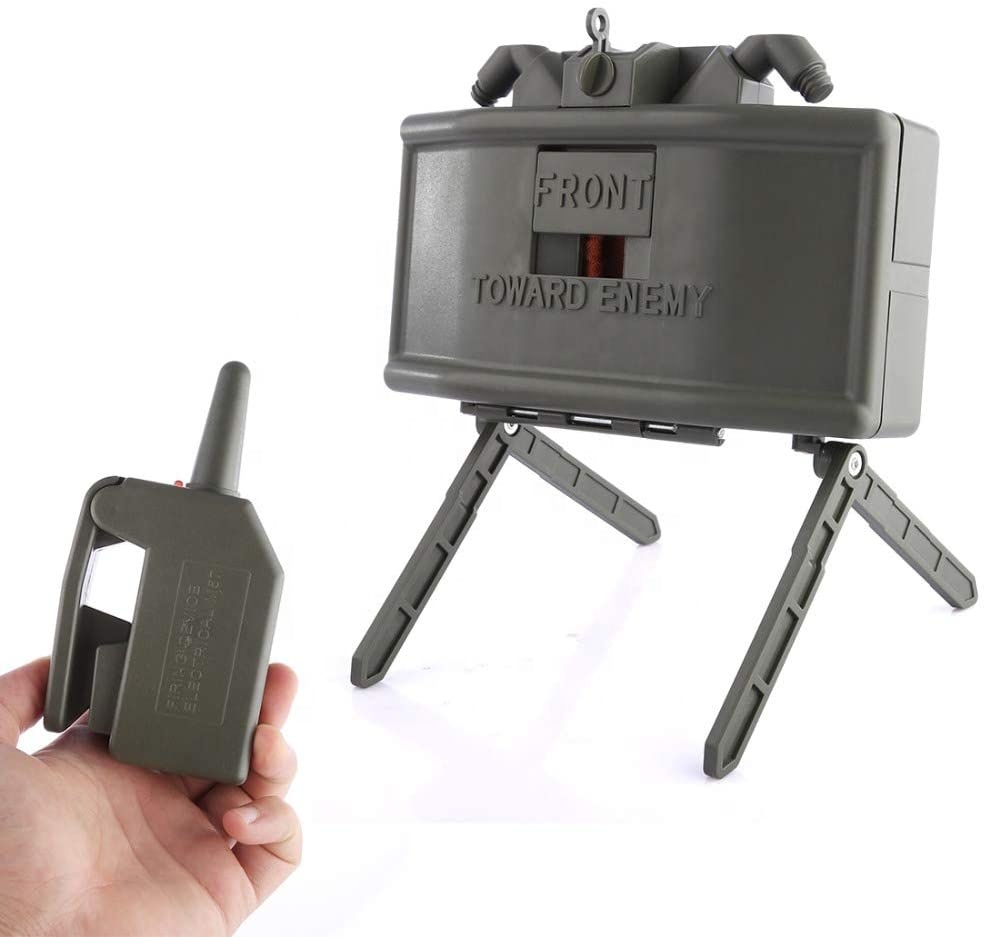 Игрушка Claymore Mine для страйкбольной проволоки и удаленного детонирования пластмассы Claymore заполнена боеприпасами