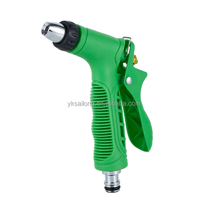 Plastic Garden Hose Water Spray Nozzle For Irrigation House Cleaning Car Wash Clean Gun