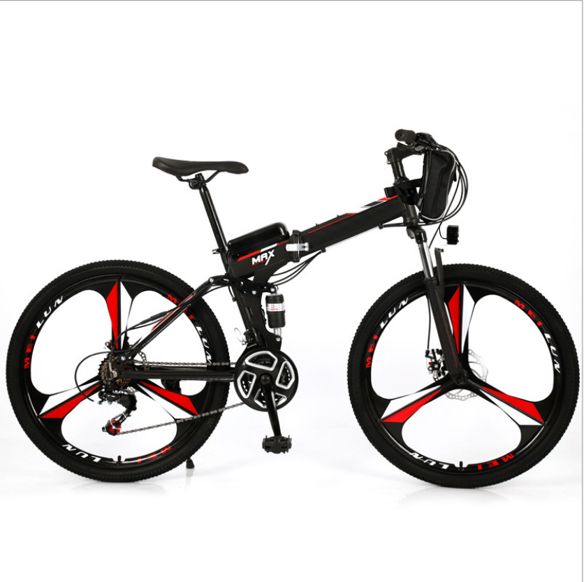 Factory wholesale foldable electric mountain bike lithium battery power mountain bike cycling