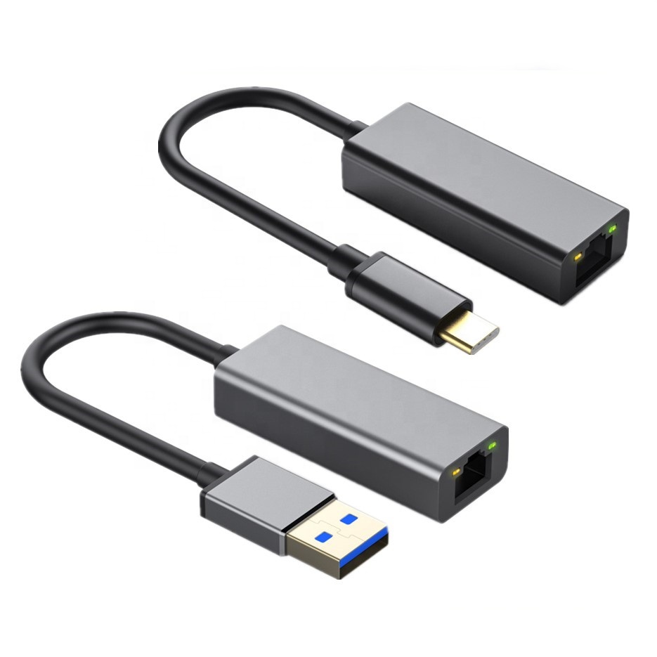 Гигабитный сетевой порт 1000 Мбит/с USB Ethernet USB-C для RJ45 сетевой адаптер для MacBook Тип C сетевая карта USB Ethernet