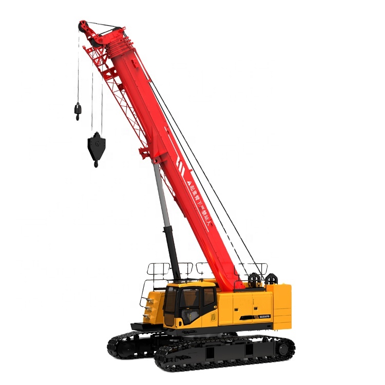 Гусеничный кран 70Ton 80Ton Телескопический гусеничный кран SCC800TB