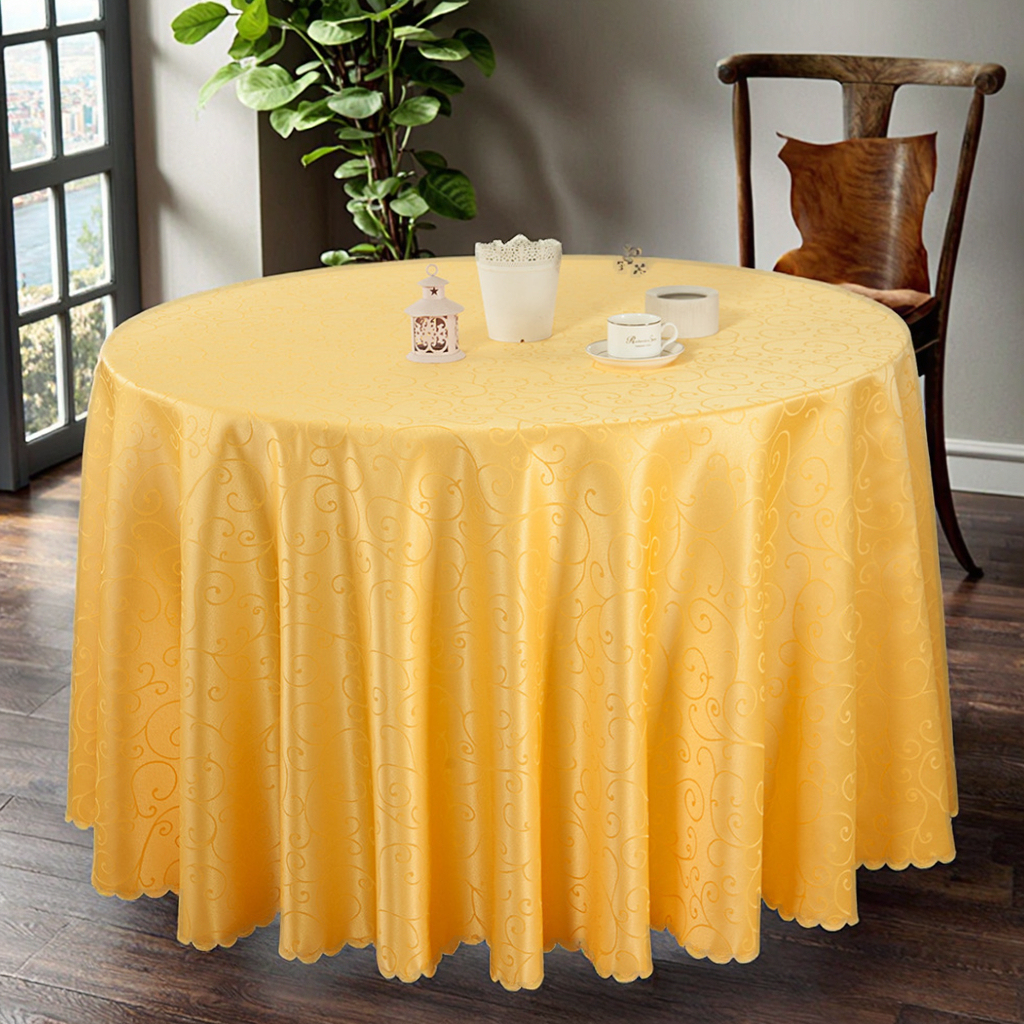 European Style Large Hotel Tablecloth Wedding Banquets Outdoor Parties Home Simple Fabric Woven Tablecloth Bar Restaurant Brand