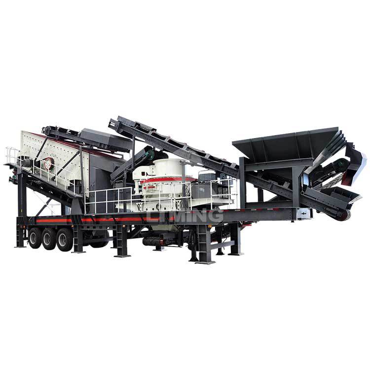 Vehicle-mounted sand making machine equipment, mobile sand making machine integrated