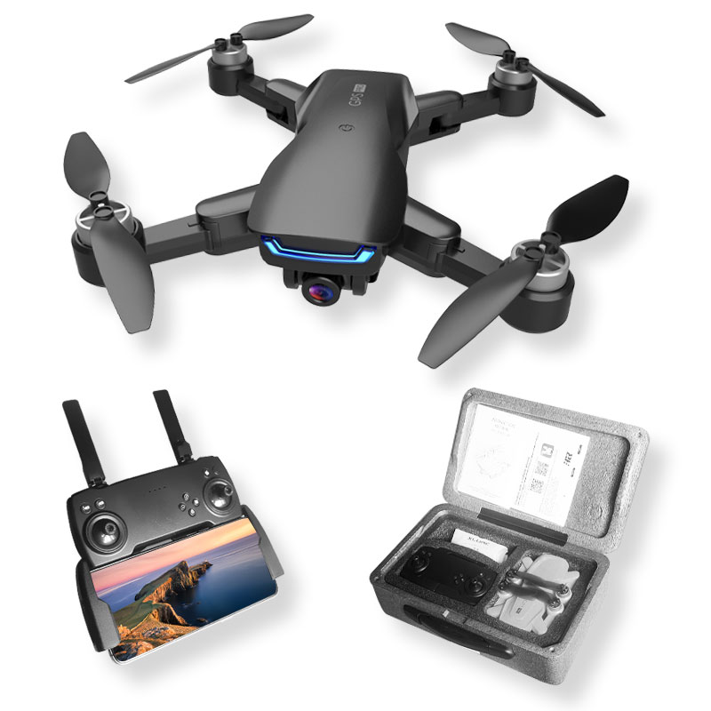 Профессиональные Мини-дроны LU5 Pro 4K, бесщеточный двигатель с дистанционным управлением, складной Gps, радиоприемник, игрушки