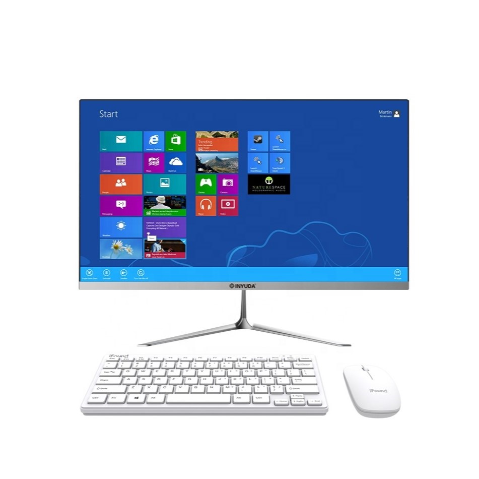 Inyuda низкая цена 19 дюймов сенсорный экран 3rd Gen I7 двухъядерным процессором бизнес-все в одном настольный компьютер