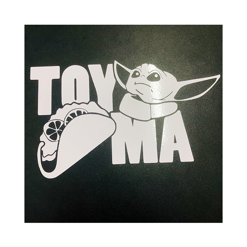 Outdoor Weatherproof Customized Logo Die Cut Car Vinyl Transfer Decal Window Stickers