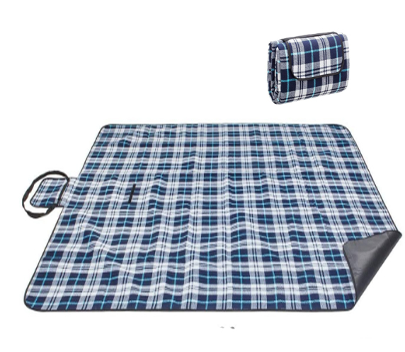 Acrylic Handy Picnic Blanket Beach Mat Sand Free Waterproof Backing Park Mat
