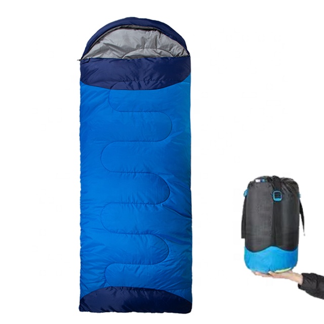 Factory Price Custom Ultralight Waterproof Light Weight Summer Outdoor Stitchable emergency Envelope Sleeping Bag For 3 Seasons
