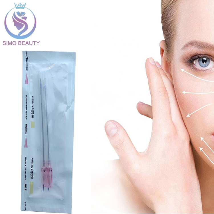 Absorbable oem korea pdo needle 3d 4d lift face cog lifting surgical thread