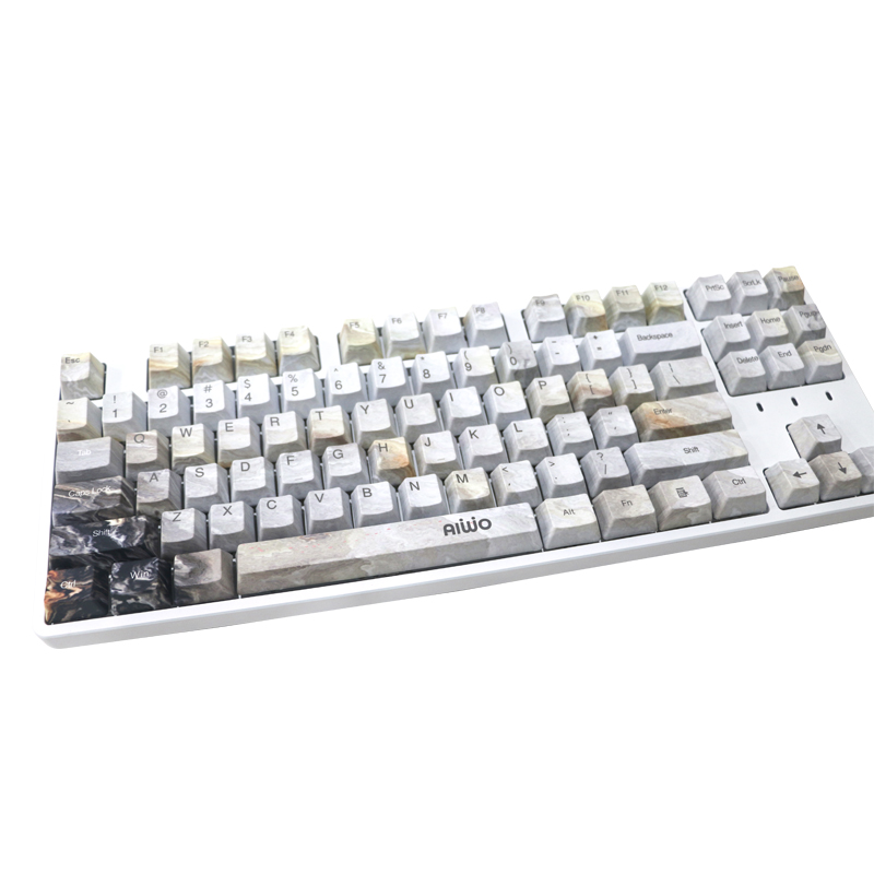 AIWO Factory Wholesale Rgb 7 Color Light Mechanische Tastatur Best Gaming Mechanical Keyboard Custom