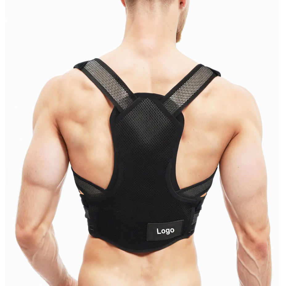 Adjustable Men Women Upper Lower Lumbar Scoliosis Back Brace Support Posture Corrector