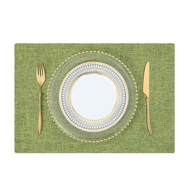 tapete para copos de linho cup pad linen fabric soft and comfortable high temperature durable linen cup mat