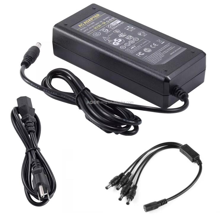 Ac/dc адаптер 12В 5a 60w настольный адаптер питания 12v 5A 60W блок питания с 4-полосная сплиттер кабель питания