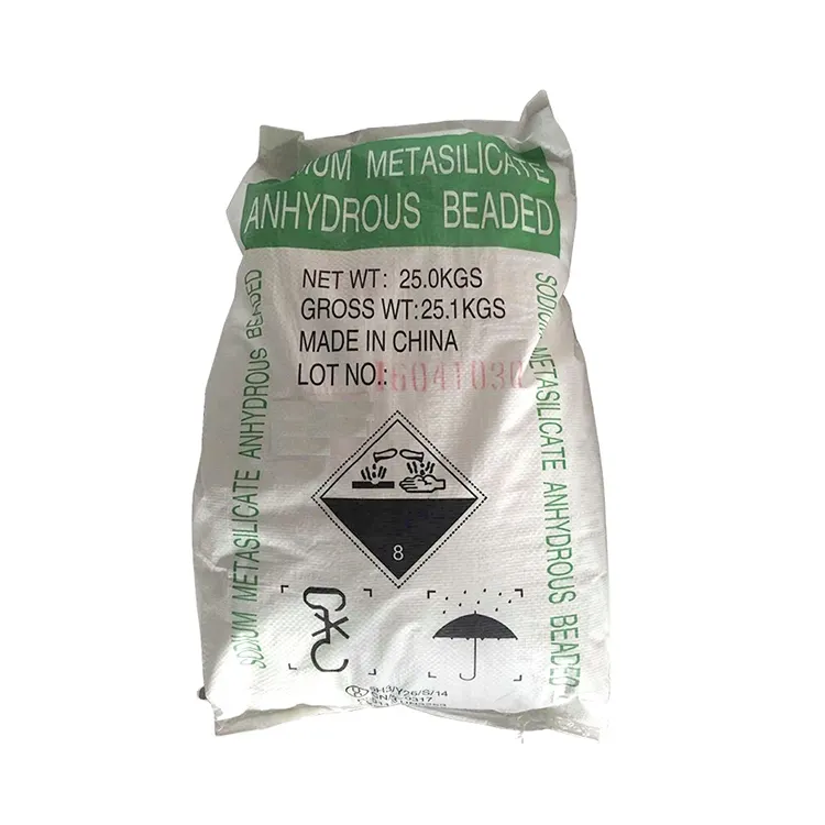 Sodium Metasilicate Detergent Na2S03.5H20 Plant Anhydrous Pentahydrate Sodium Metasilicate