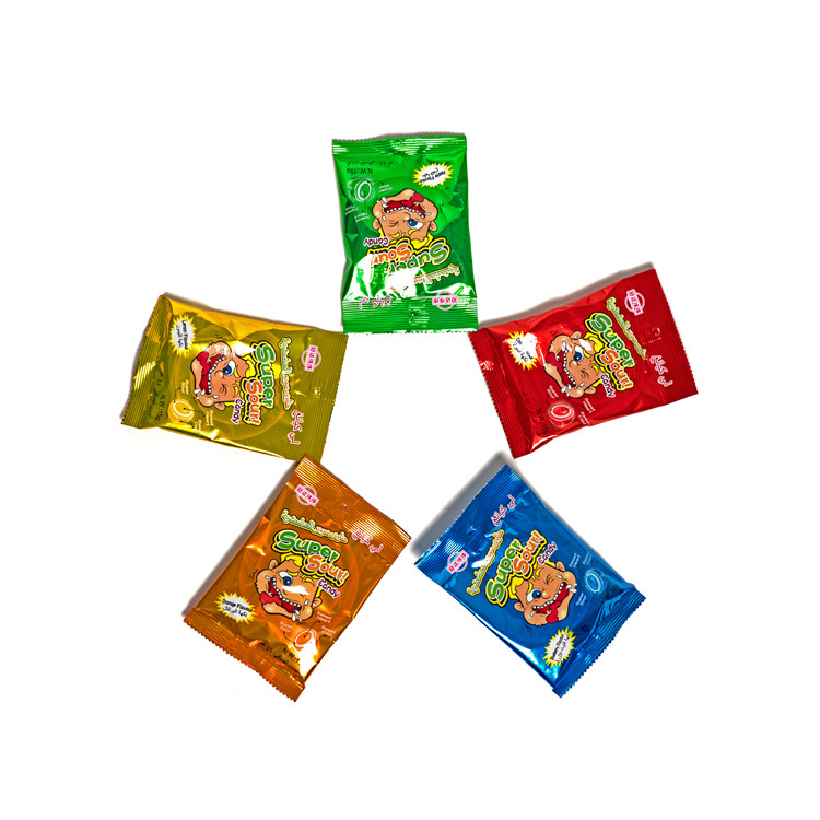 New Product super sour hard candy blended assorted flavours candy and sweets sugar extreme sour hard candy with high quality