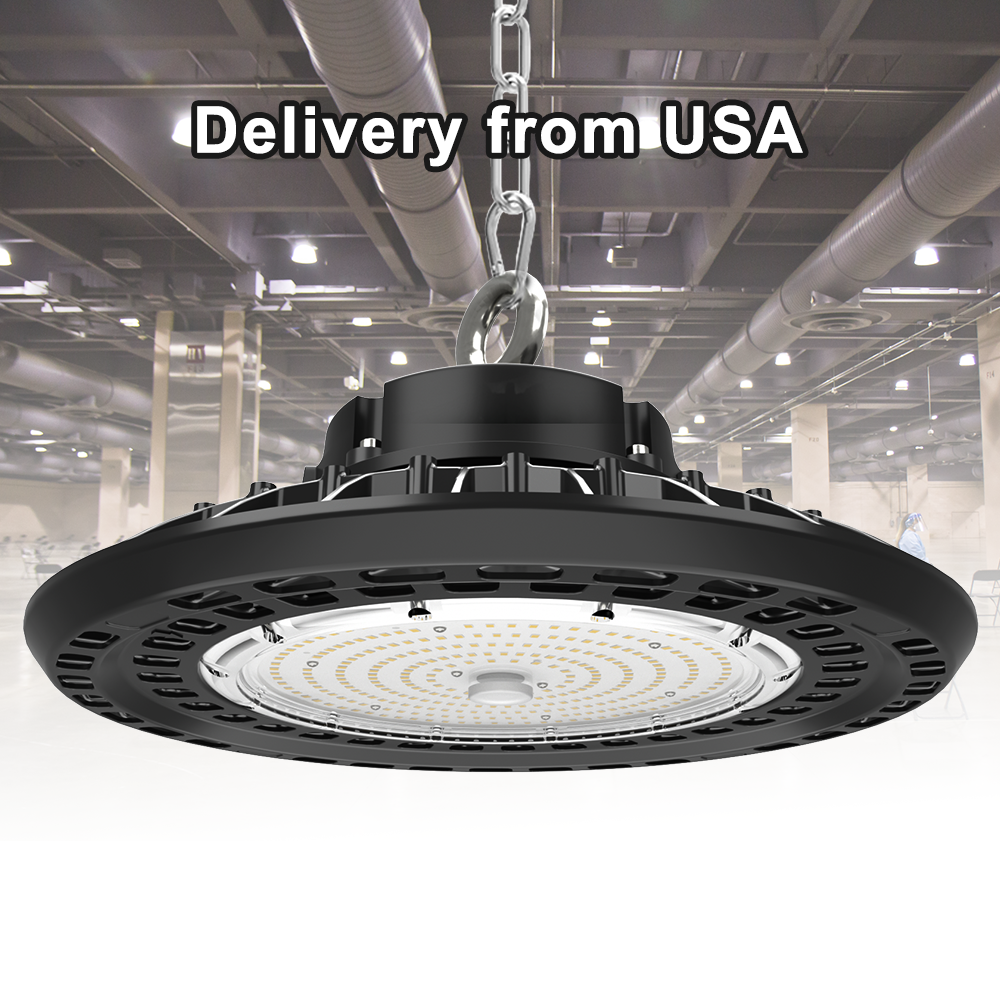 Romanso доставки форма США склад 400W светодиодный подвесной светильник типа High Bay освещение 100w 200w 150w High Bay лампы