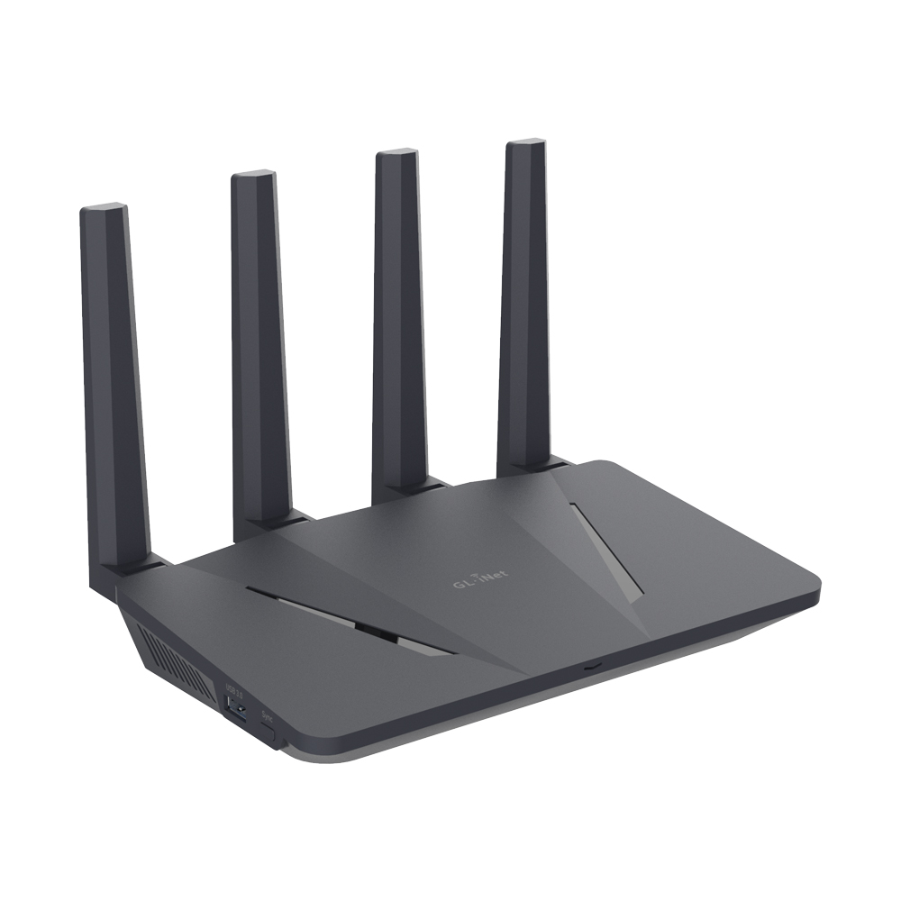 GL.iNet AX1800 высокоскоростной WiFi6 512 Мб DDR3L Ram Гигабитный беспроводной Wi-Fi 6 корпоративных роутеров
