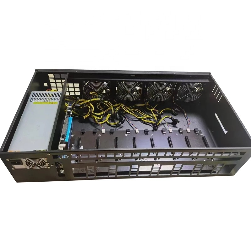 Рамка для корпуса ПК с широким радиусом действия 70 мм, 8GPU 8 GPU Rigs, шасси для компьютера, сервера, видеокарты RTX 3080 с возможностью установки