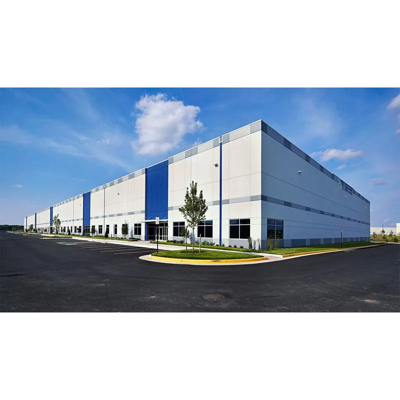 Free design prefabricated warehouse light steel structure hangar prefabricated