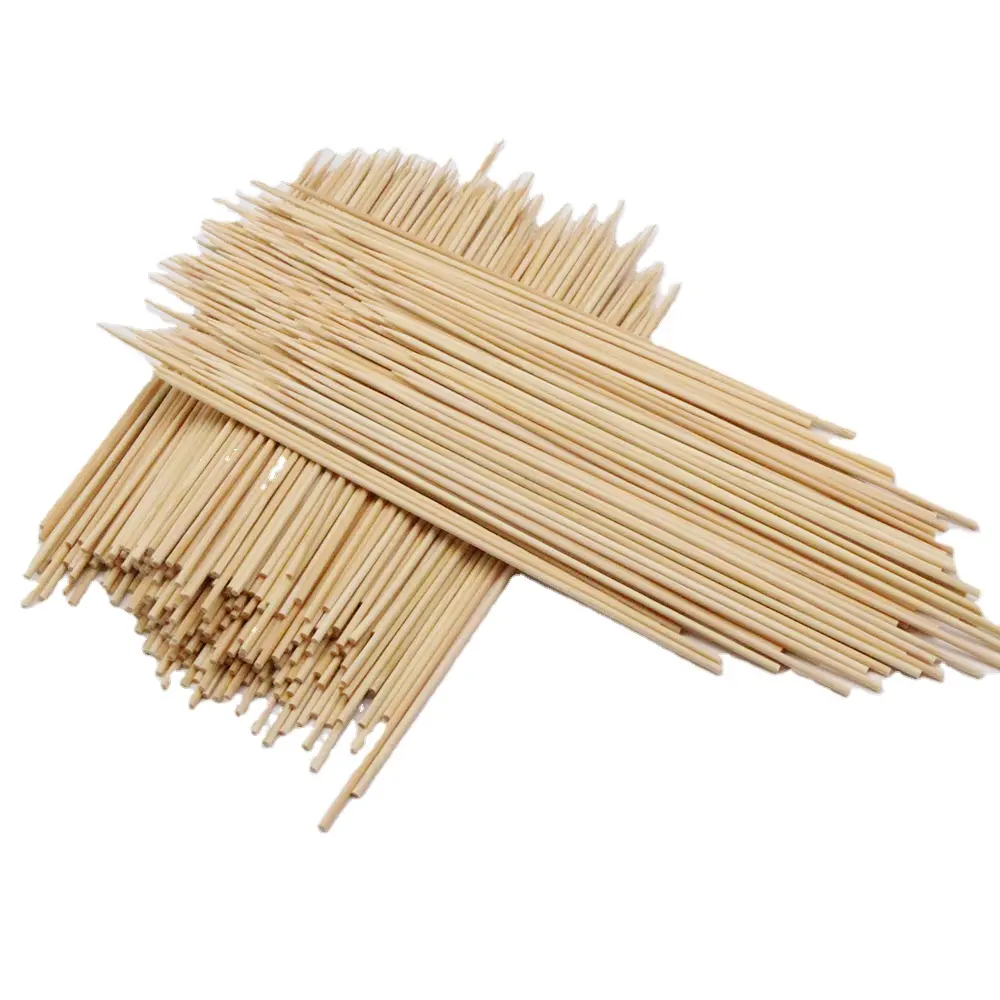 Disposable bbq skewer stick bamboo skewer
