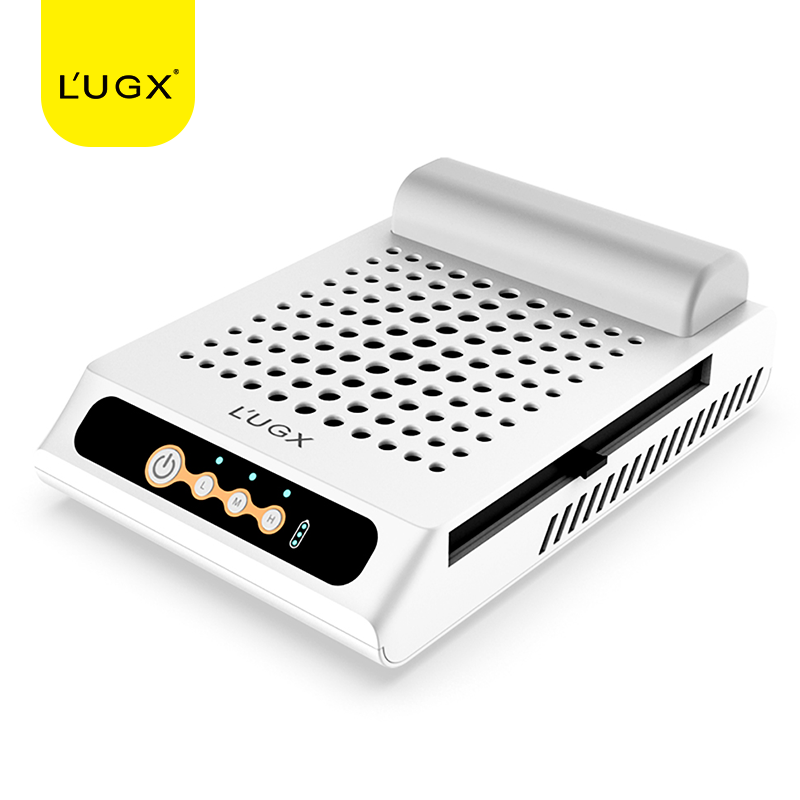 L'UGX 70W strong suction 4 fans nail table dust collector vacuum cleaner for manicure