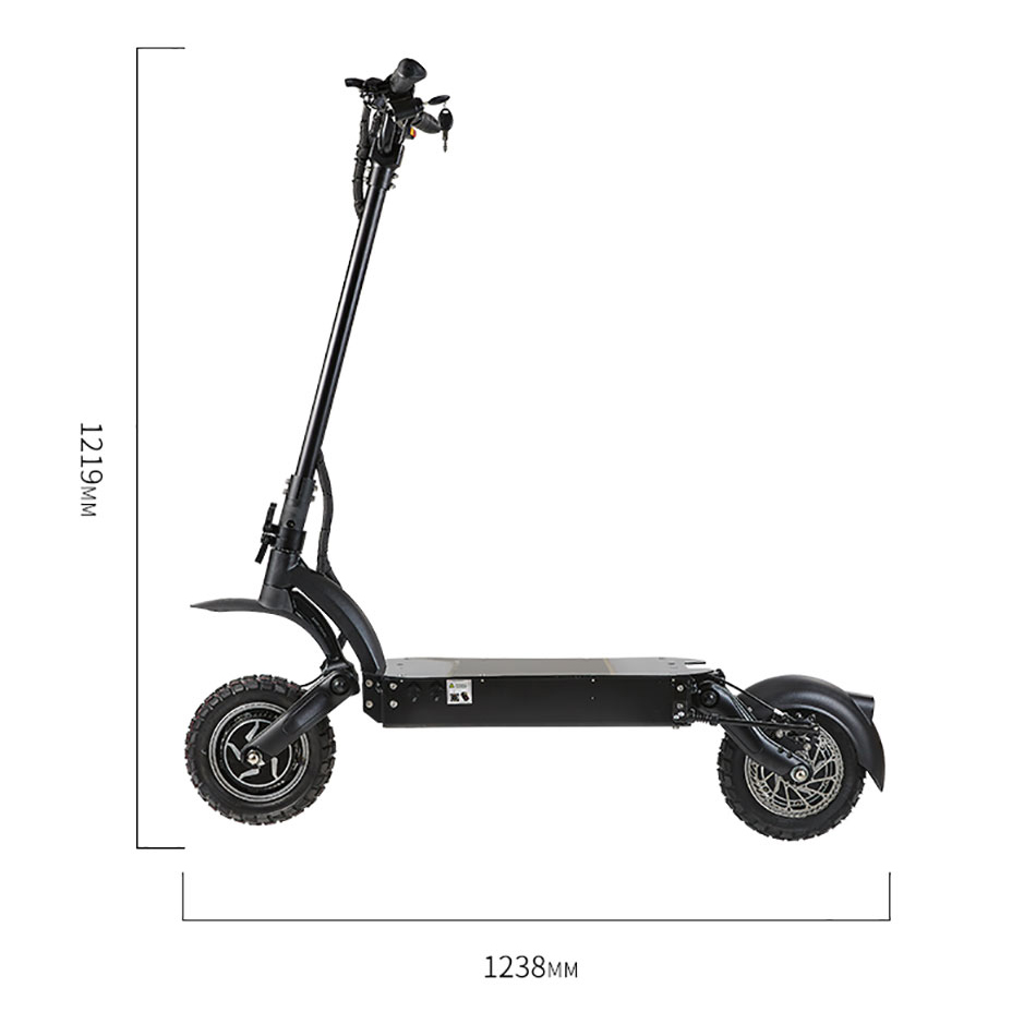 Janobike 2020 New X20 High Speed 2400W Dual Motor Electric Scooter 10 Inch Scooter