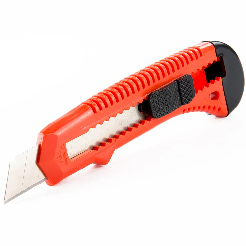 18mm multi function pocket snap off lock retractable blade plastic sliding knife paper art office school utility cutter knife