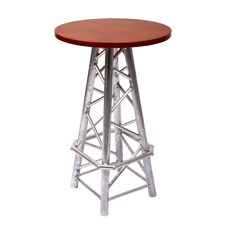 Modern design aluminum alloy legs high bar chair