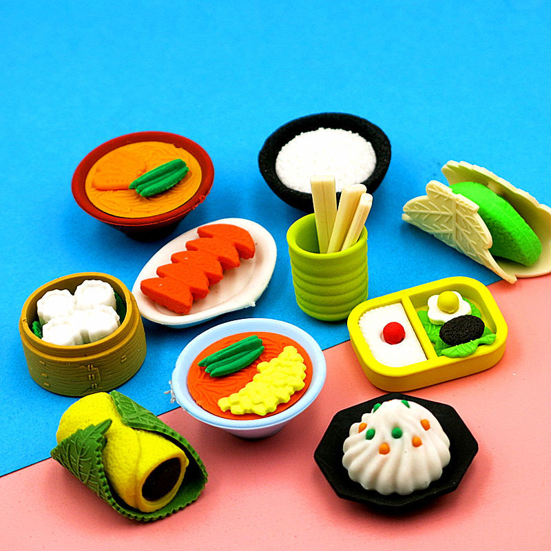 Best-selling Creative Cheapest Animal Erasers Bulk Mini Assorted Puzzle Erasers