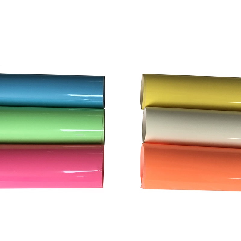 Wholesale High brightness Glow In The Dark HTV roll Heat Transfer film for clothing