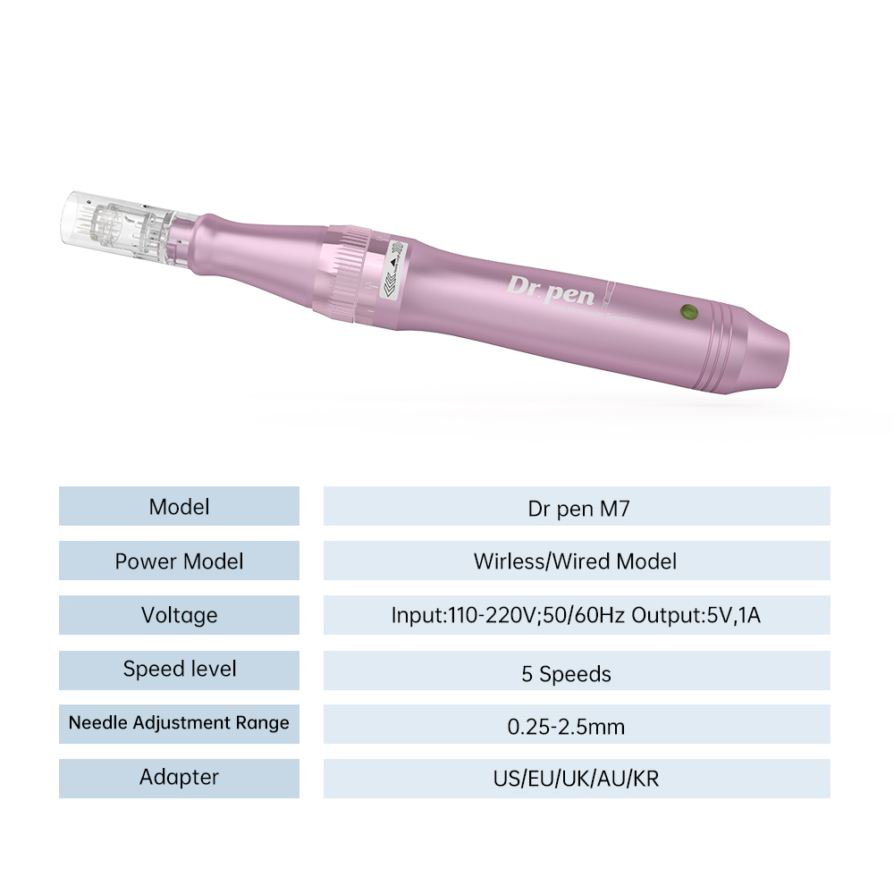 Electric Wireless Skin Dr pen dermapen M7 for Anti-aging