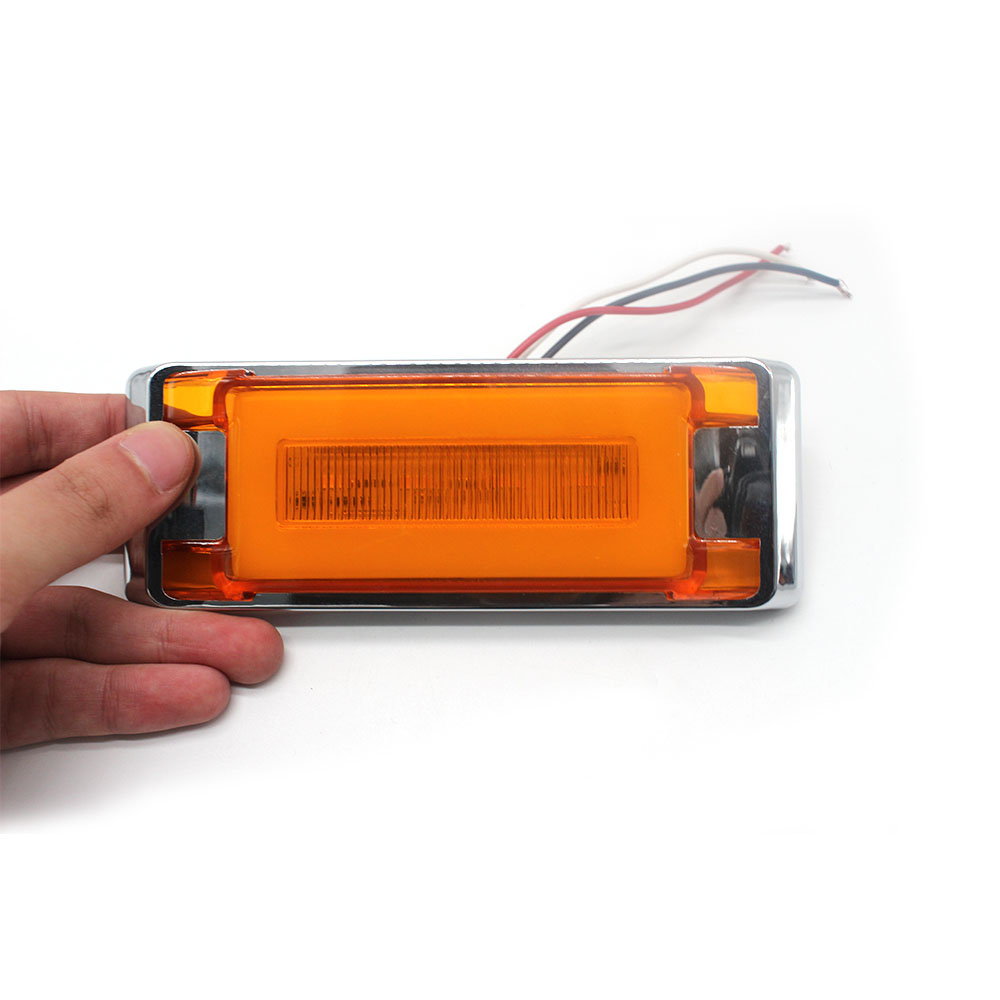 OEM грузовиков шины автомобиля кабины светодиодные фары 12V квадратный прицеп движения боковой свет