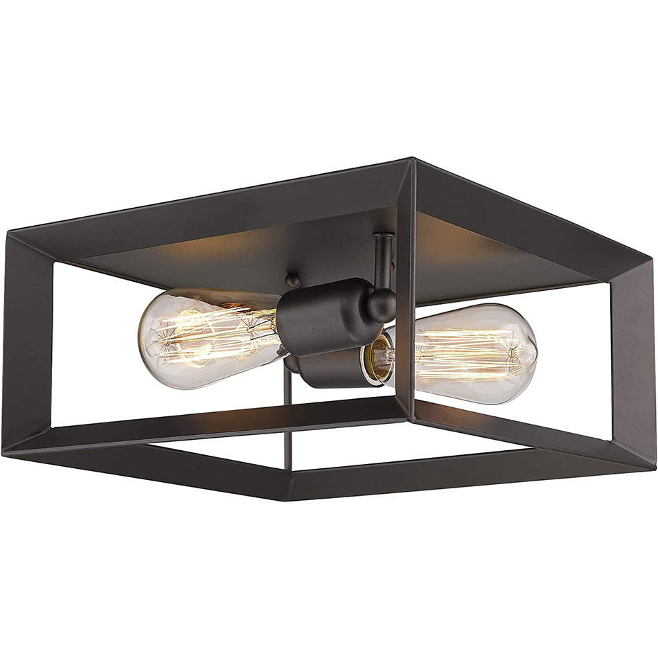 Vintage luxury garden lobby square ORB E 26 waterproof IP44 high quality outdoor wall lamp