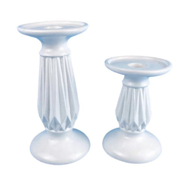 European Style Ceramic Candle Holder Tealight Candle Burner Candle Stand Home Decorations