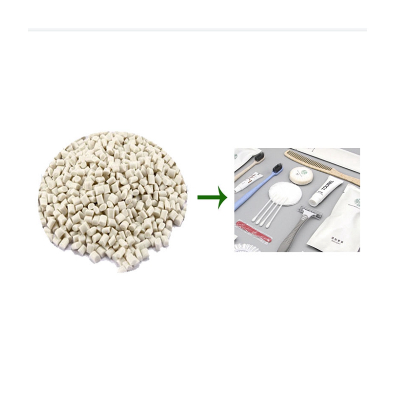 Toothbrush and tomb from entire biodegradable plastic master batches