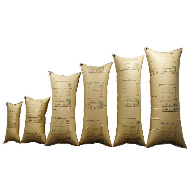 reusable inflatable kraft paper container pillow dunnage air bag