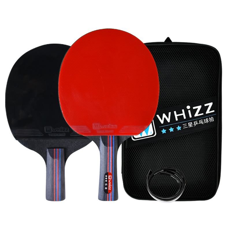 Хит продаж, набор для настольного тенниса и пинг-понга Whizz с сумкой и двумя наклейками