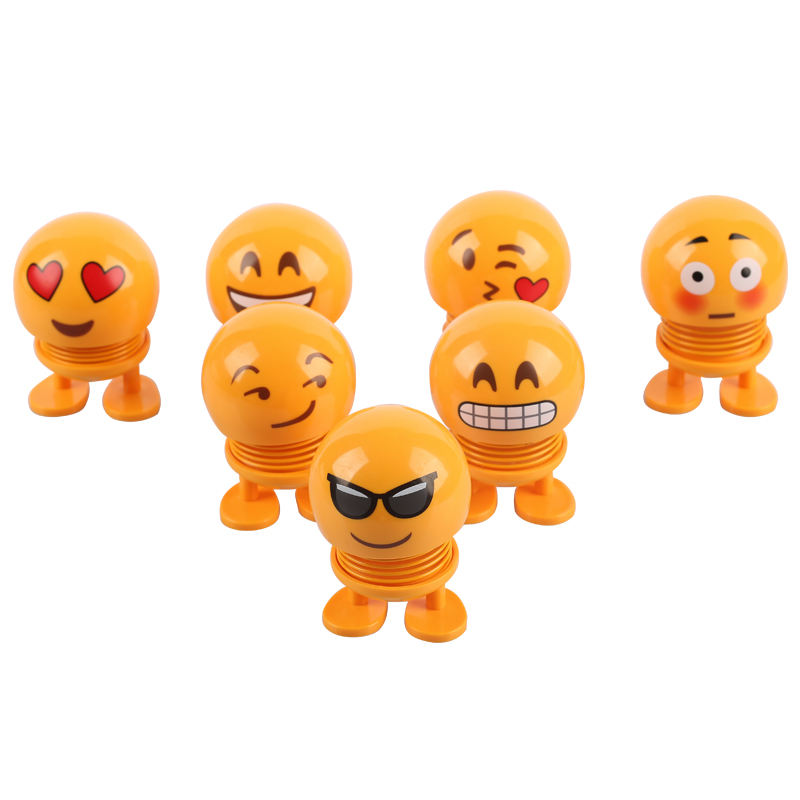 Авто аксессуары встряхните голову Симпатичные emoji автомобильные аксессуары украшения автомобиля-Стайлинг автомобиля встряхивания игрушки