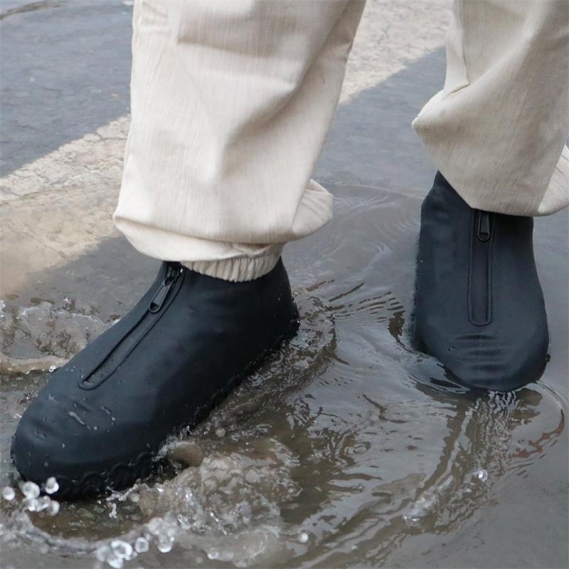 Silicone Material Unisex Shoes Protectors Rain Boots for Indoor Outdoor Rainy Days