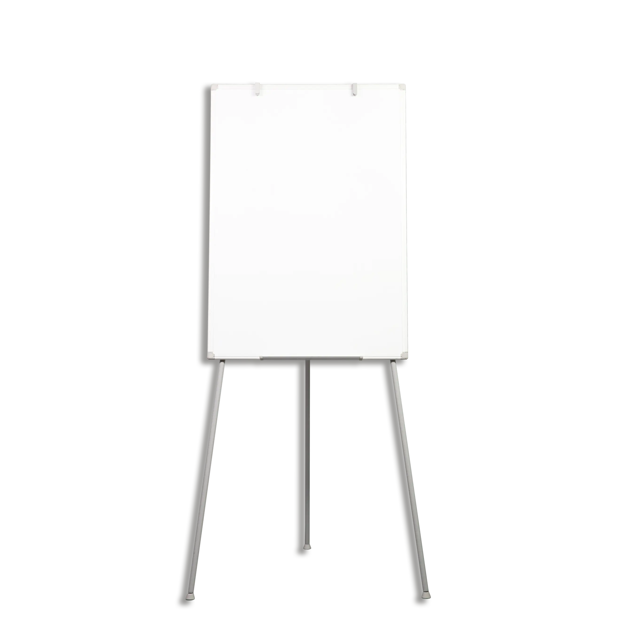 Height adjustable flip chart with tripod stand magnetic whiteboard easel with telescopic painted iron legs