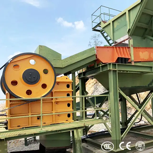Customized Rock Crushing Solution 100t Artificial Stone Crusher Equip Product Line