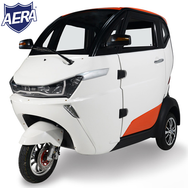 SX-J1 2020 Custom Family Use Battery Powered Luxury Enclosed Cabin Passenger Adult Tricycle Electric 3 Wheel Motorcycle for Sale