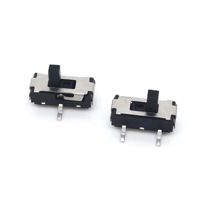 Factory direct sales vertical three-pin patch two-speed toggle switch mini small swing switch slide switch