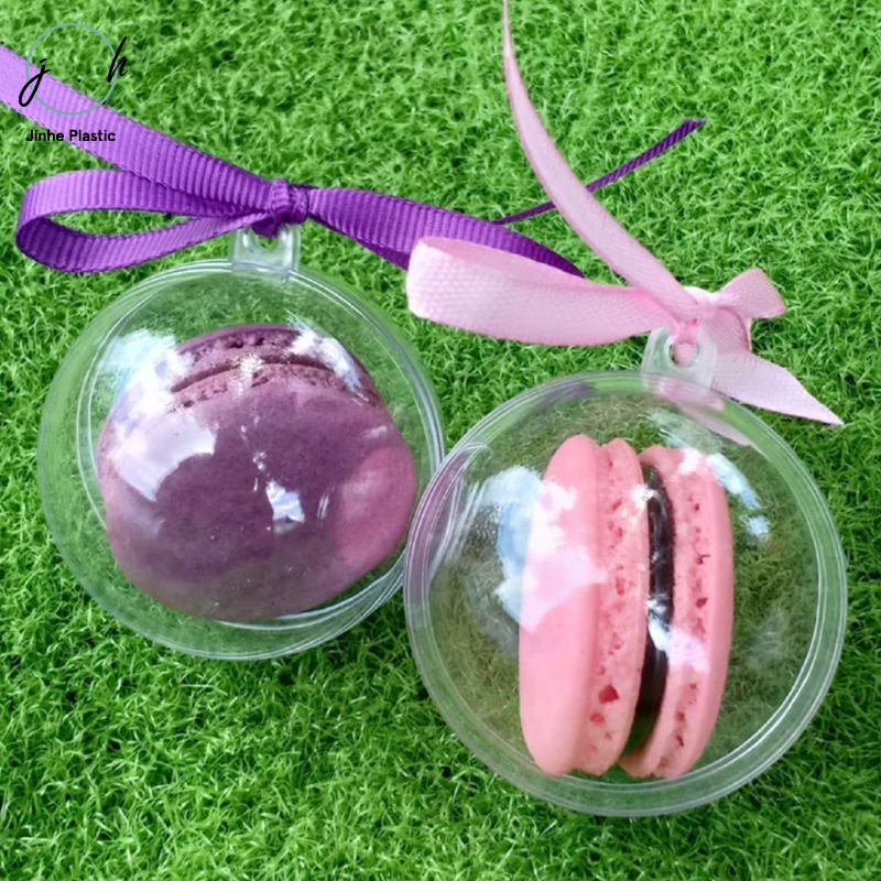Custom Plastic PS Transparent Decorative Christmas Balls For Festival Decoration