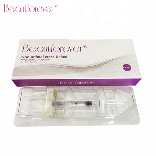 Beautforever cross-linked hyaluronic acid fillers1ml for lips cheek