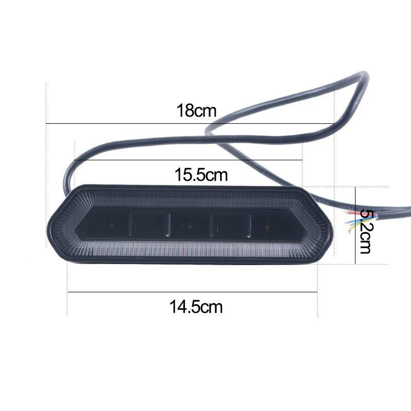 R-igid 90133 светодиодный задний светильник с монтажным кронштейном для J-eep ATV UTV