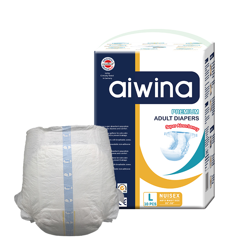 Товары для взрослых AIWINA подгузники 6000 мл продукты и пластиковые штаны с индикатором влажности завод по производству для пожилых женщин