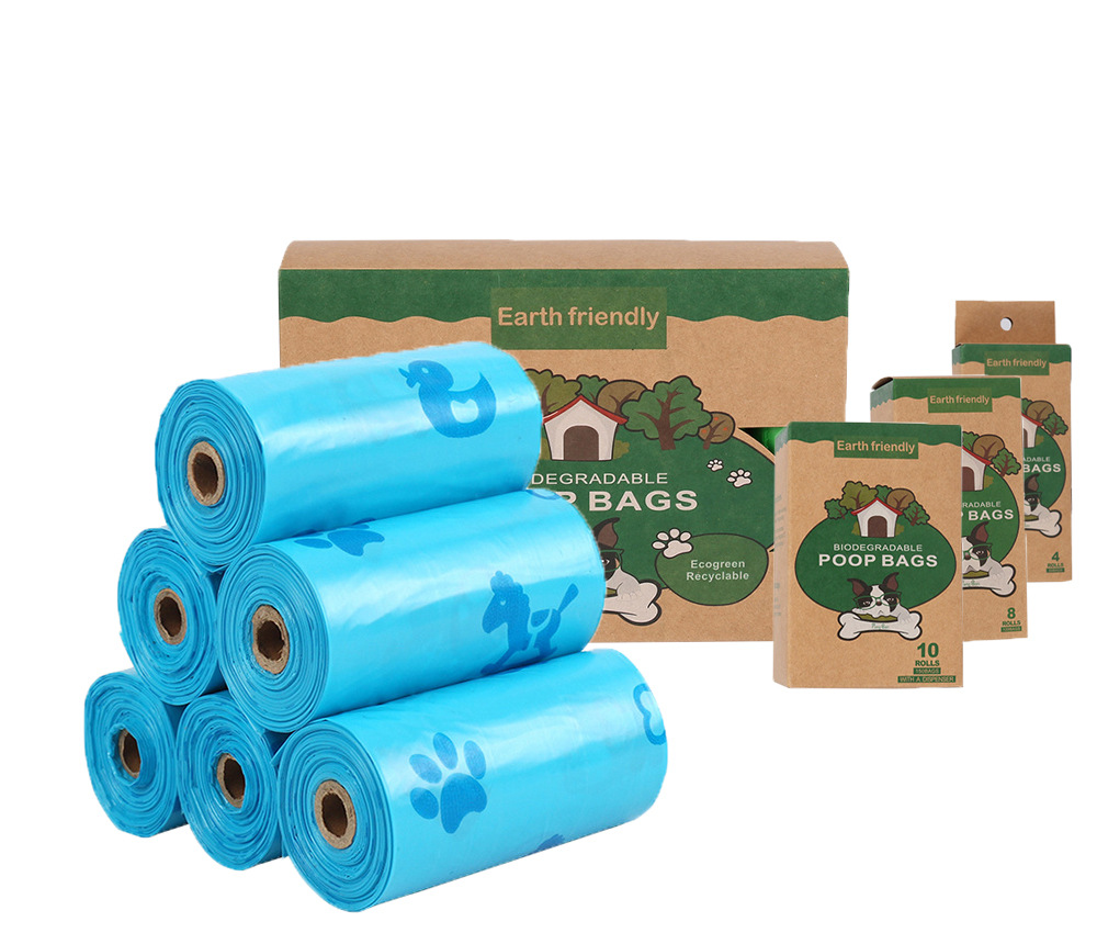 Amazon Top Seller 2021 Pet Supplies Dog Poop Bag Biodegradable Printing Poop Bags Go Out for a Walk No Fragrance