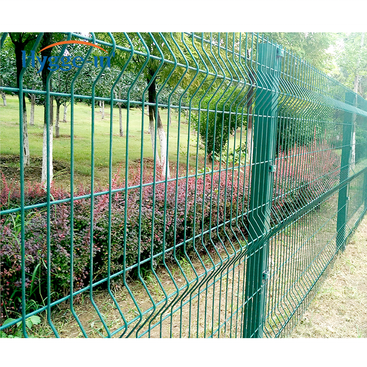 PVC Coated Garden Fence Wire Mesh for 3D Welded Curved Panel Fence Low Carbon Steel Wire Iron Wire Metal Outdoor 3D Modeling