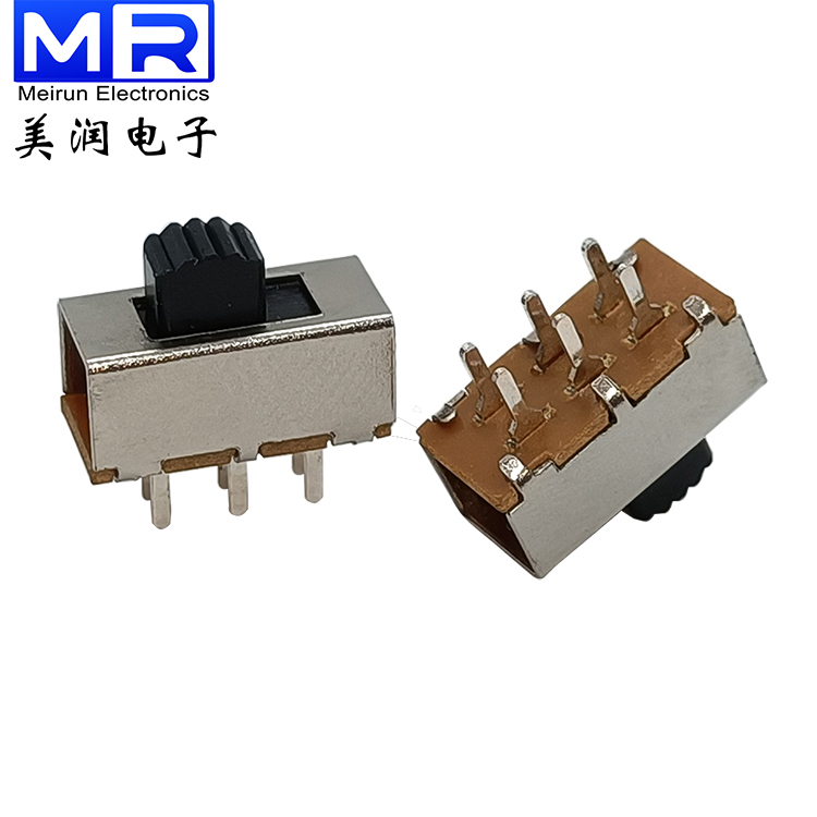 Factory Sale More specifications Momentary change Horizontal Mini Electronic 2position 6pin slide Switch